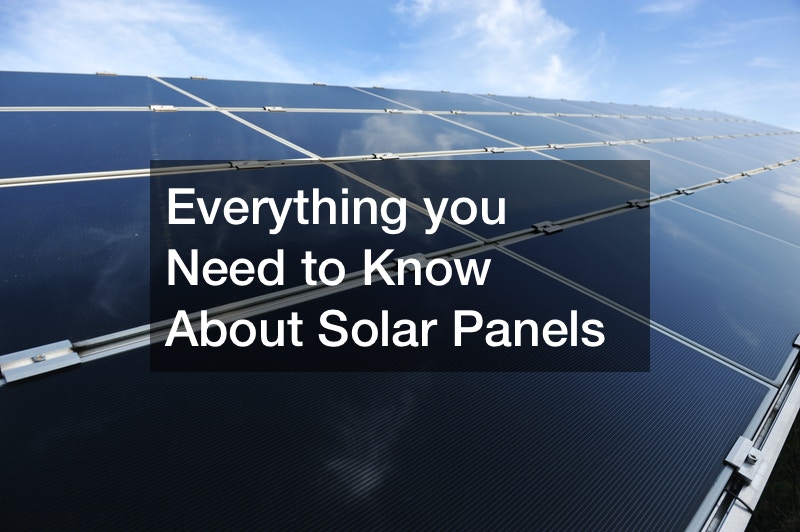 Everything you Need to Know About Solar Panels